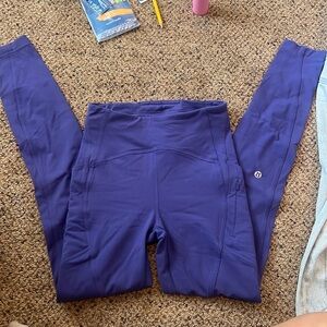 Lululemon purple leggings size 2